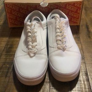 White Vans Sneakers